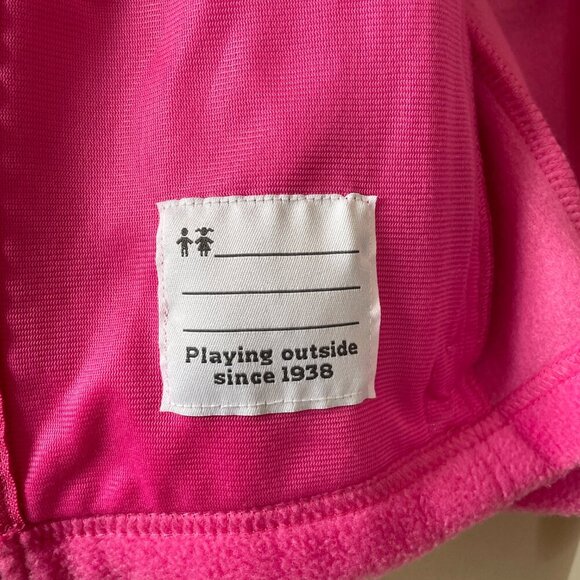NWOT Columbia Girl's Benton Springs Fleece Jacket Full Zip, Pink Ice, Size L - Picture 8 of 9